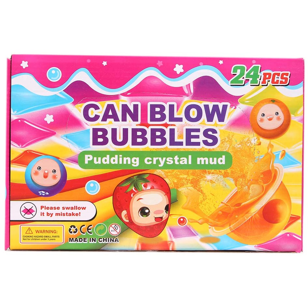 Лизун в баночке "Can blow bubbles". 6 см. Продается шоубоксом 24 шт. Цена за 1 шт.